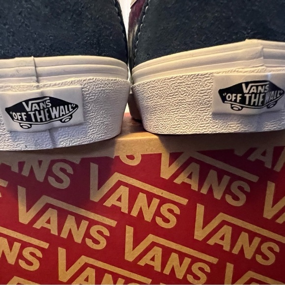 VANS Sk8 Hi Top Fair Isle Blue Denim Shoes  VN0A7Q5NBER